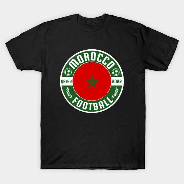 Morocco Football T-Shirt by footballomatic